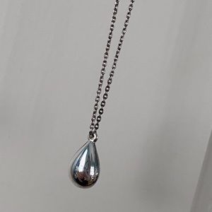 Silver Drop Necklace